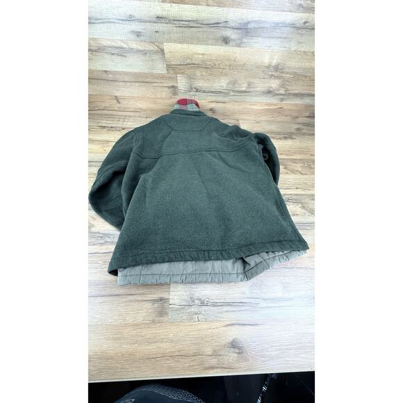 LL Bean Coat Mens M Green Barn Chore Wool Hunting Jacket 3 in 1 Puffer V… - Picture 8 of 10